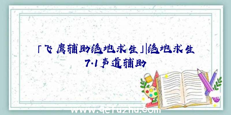 「飞鹰辅助绝地求生」|绝地求生7.1声道辅助